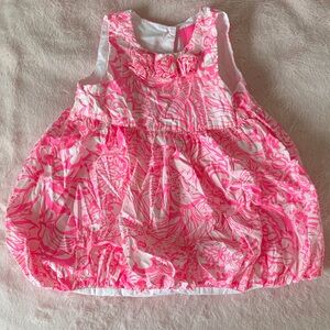 Lilly Pulitzer Pink and White Dress